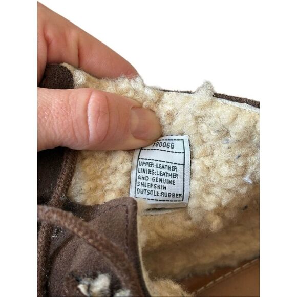 UGG Men’s Cardiff Sherpa Lined Suede Winter Chukka Boots size 13 Brown - Picture 3 of 10